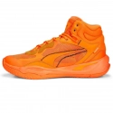Pánske športové topánky Playmaker Pro Mid Laser M 378327 01 Neon oranžová - Puma