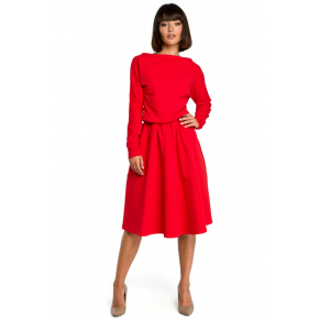 Dámske šaty B087 červené - BeWear