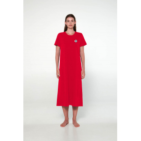 Dámska nočná košeľa 19504 červená - Vamp