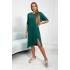 Dámske oversize šaty 9335 Tmavo zelená - Kesi