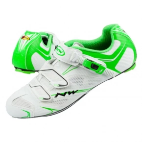 Pánske cyklistické šport topánky Sonic SRS M 80151012 59 Biela so zelenou - Northwave