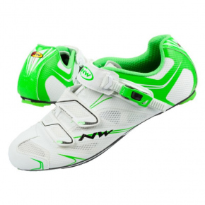 Pánske cyklistické šport topánky Sonic SRS M 80151012 59 Biela so zelenou - Northwave