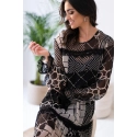 Dámske šaty 9263 Black - Mefese