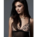 Zvodná nočná košieľka Vila Blanes Long Chemise čierna - Obsessive