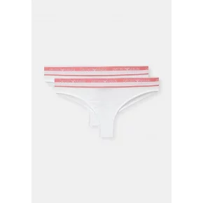 Dámske nohavičky 2Pack 163337 4R227 00010 biele - Emporio Armani