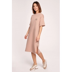 Dámske šaty B194 Mocca - BeWear