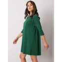 Dámske šaty RV SK 7321.70 tmavo zelené - Rue Paris