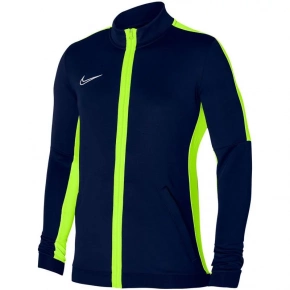 Pánska futbalová mikina Academy 23 M DR1681-452 Tmavomodrá s neón žltá - Nike