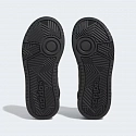 Unisex junior členková obuv Hoops Mid 3.0 K Jr HR0228 Čierna - Adidas