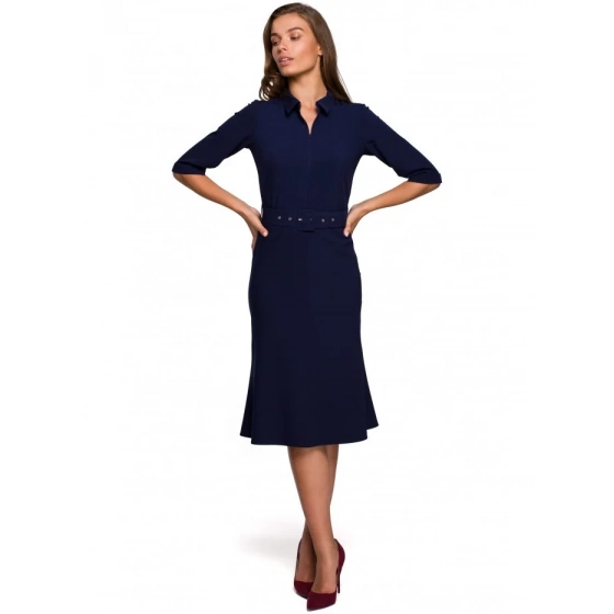 Dámske šaty S231 tmavo modré - Stylove