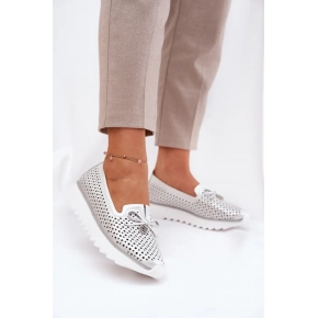 Dámské polobotky LR51-631 světle šedé - Step in style