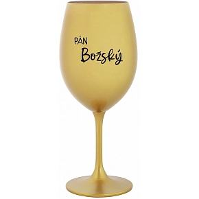 PÁN BOŽSKÝ - zlatý pohár na víno 350 ml