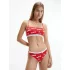 Dámska bralettka 2 pack 000QF6040E - W5H - Červená, Biela - Calvin Klein