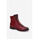 Dámské kotníkové boty ASA62-16 Bordó s černou - Jezzi