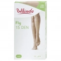 Dámske silonkové podkolienky FLY 15 deň Almond - BELLINDA