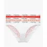 Čipkové nohavičky 3-pack - QD3926E - W5F - Mix farieb - Calvin Klein