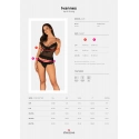 Očarujúce set Ivannes top & thong - Obsessive