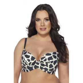 Dámska plavková podprsenka SK-196 Tmavomodrá s ecru - AVA