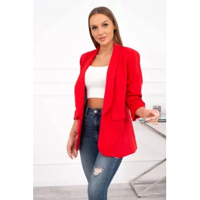 Elegantné dámske sako Lapels červené - Koucla