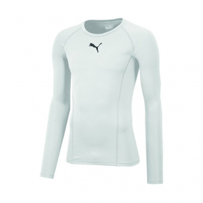 Pánske termo tričko LIGA Baselayer LS 655920-04 Biela - Puma