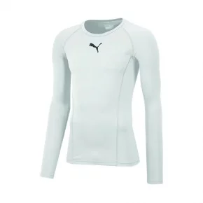 Pánske termo tričko LIGA Baselayer LS 655920-04 Biela - Puma