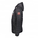 Pánska bunda WY6357H Čierna vzor - Geographical Norway