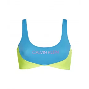 Vrchný diel plaviek KW0KW00898-CEU modrožltá - Calvin Klein