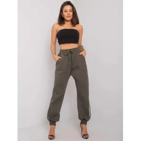 Dámske tepláky 7237.81 tmavá khaki - FPrice