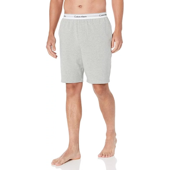 Pánske kraťasy na spanie NM2303E P7A šedá - Calvin Klein
