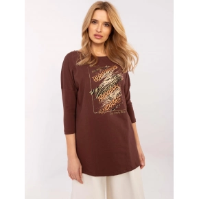 Dámska blúzka CLM BZ 0052.37 Hnedá - Calimera