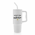 HEZKÝ DEN MILÁČKU - bílý cestovní termohrnek 900 ml