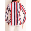 Dámska košeľa A 170 Lila Stripes - Awama