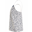 Dámsky pyžamový top WOVEN CAMI PRINT UW0UW05006 02X biely s potlačou - Tommy Hilfiger