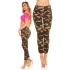 Dámske jeansy Trendy Army skinnies 0000K600-273A khaki vzor - Koucla