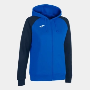 Mikina s kapucňou na zips W 901336.703 modrá - Joma