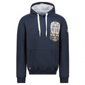 Pánska mikina WZ3016H/GN Šedá melanž s potlačou - Geographical Norway