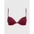 Dámska plavková podprsenka bikini KW0KW02278 XN0 bordová - Calvin Klein