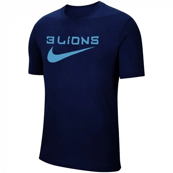 Pánske tričko Ent Swsh Fed WC22 M DH7625 492 tm. modré - Nike