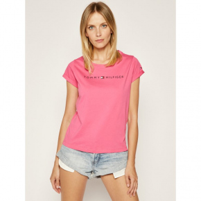 Dámske tričko UW0UW01618 TD0 ružová - Tommy Hilfiger