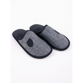 Pánske šľapky OKL-0107F-3400 Čierna so šedou - Yoclub