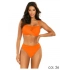 Dámske dvojdielne plavky Fashion 16 S1002N2-26c, oranžová - Self