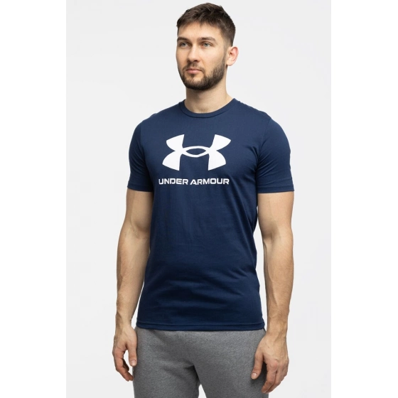 Pánske tričko 1382883 408 Tmavomodrá vzor - Under Armour