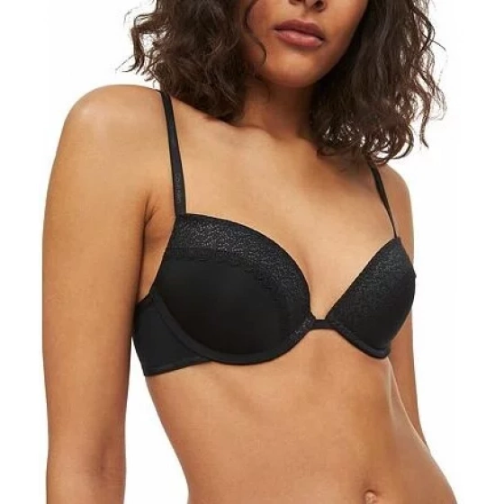 Podprsenka push-up QF5145E 001 čierna - Calvin Klein