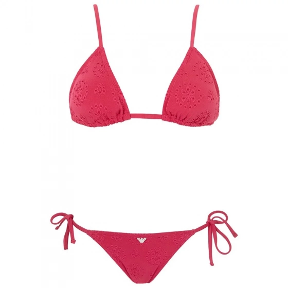 Dámske dvojdielne plavky 262616 4R323 01975 malinové - Emporio Armani