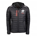 Pánska bunda WY6357H Čierna vzor - Geographical Norway