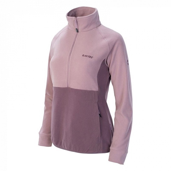 Dámska mikina fleece LADY RIVANO 1/2 fialová - Hi-Tec