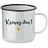 KRÁSNÝ DEN! - bílý plecháček 350 ml