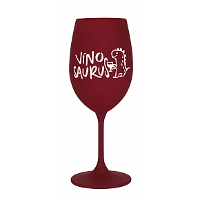 VÍNOSAURUS - bordó sklenice na víno 350 ml VÍNOSAURUS - bordó sklenice na víno 350 ml