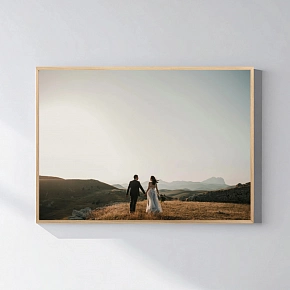 Personalizovaný magický fotoobraz v rámu - 50x70 - fotografie