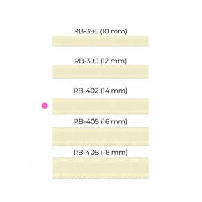 Dámske ramienka smotanové RB 402 14 mm - Julimex